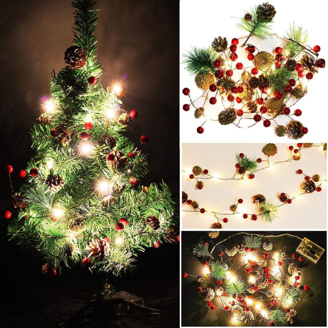 LED Lamp String Pinecone Fairy Light Christmas String Light