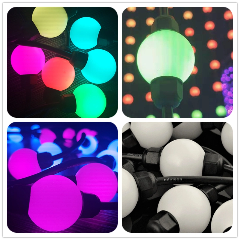 RGB 360 Degree 28mm Ball String Light LED Moving Light