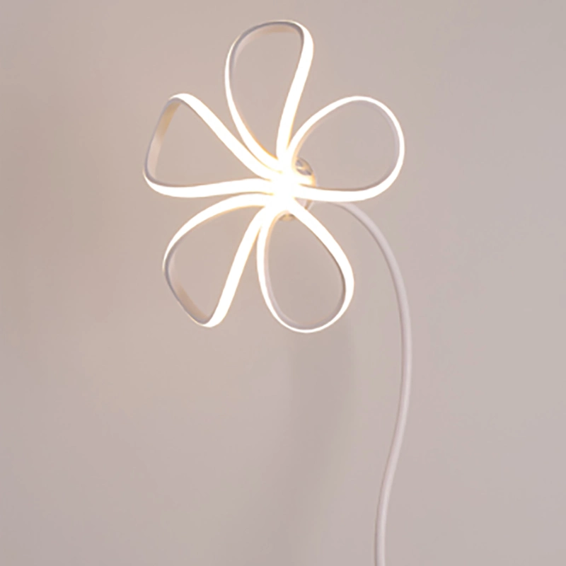 Flower Modern Style Floor Lamp Table Lamp Linear Shape Desk Lamp