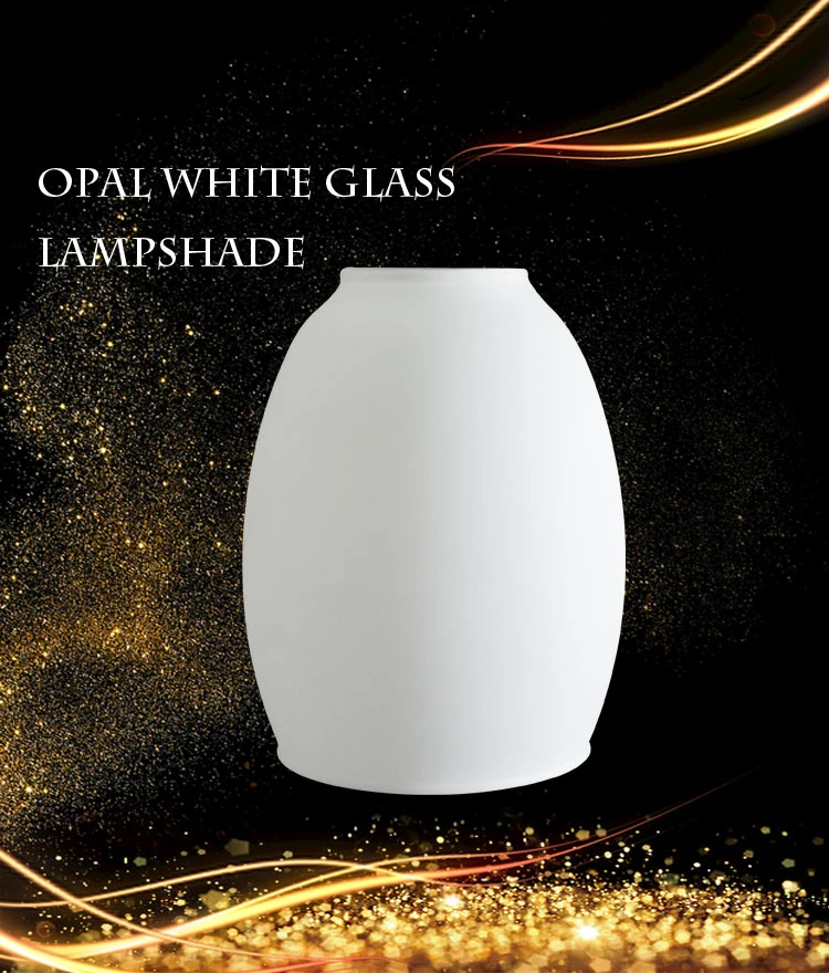 Mouth Blown Opal Glass Lamp Shade for Ceiling Light