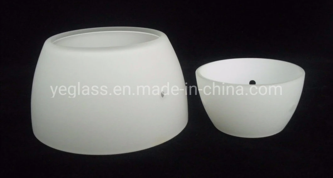 Decorative Handblown Opal White Glass Lamp Shade for Pendant Lamp
