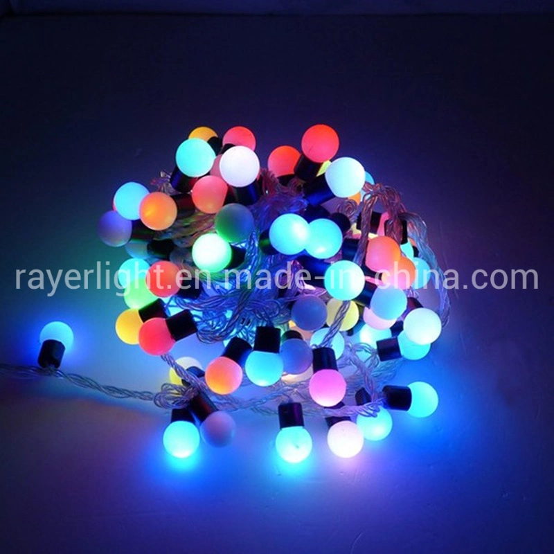 RGB Changing Color LED Ball String Lights Christmas LED Light