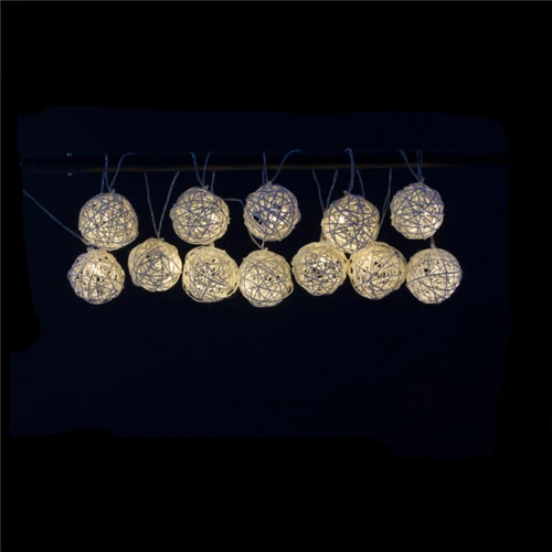 Solar Rattan Ball Fairy Lights for Christmas Outdoor (RS1013)