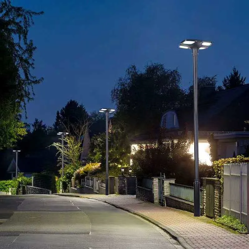 Outdoor Solar Power LED Garden Lamp Heritage Lighting with Pole Outdoor Light Garden Lamp