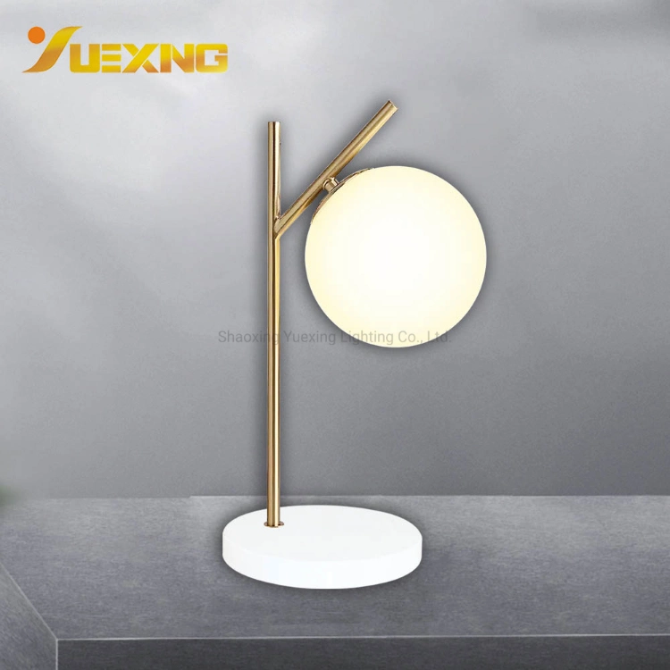 Best Sale Unique Table Lamps Living Room Gold Ball Shaped Table Lamp for Home Decoration