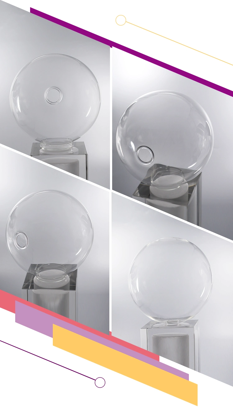 Wholesale High Quality Handmade Clear Borosilicate Glass Ball Light Shade for Droplight Glass Light Shade