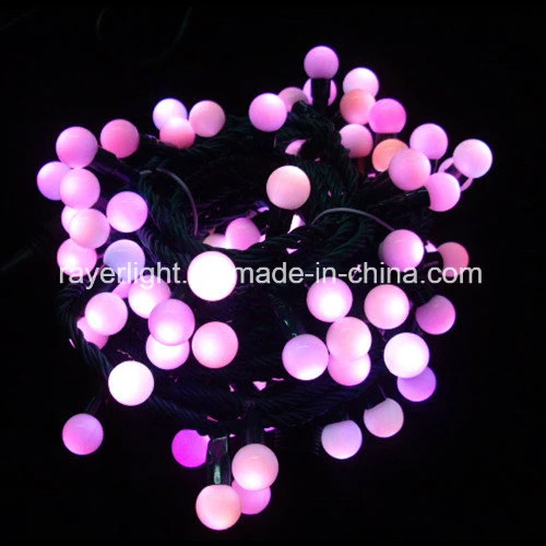 RGB Changing Color LED Ball String Lights Christmas LED Light