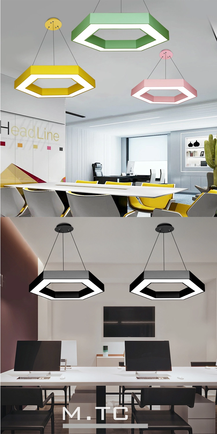 2019 Modern Fashion LED Lamp Chandelier Dining Chandelier Lift Office Chandelier Stitching Modelling Light
