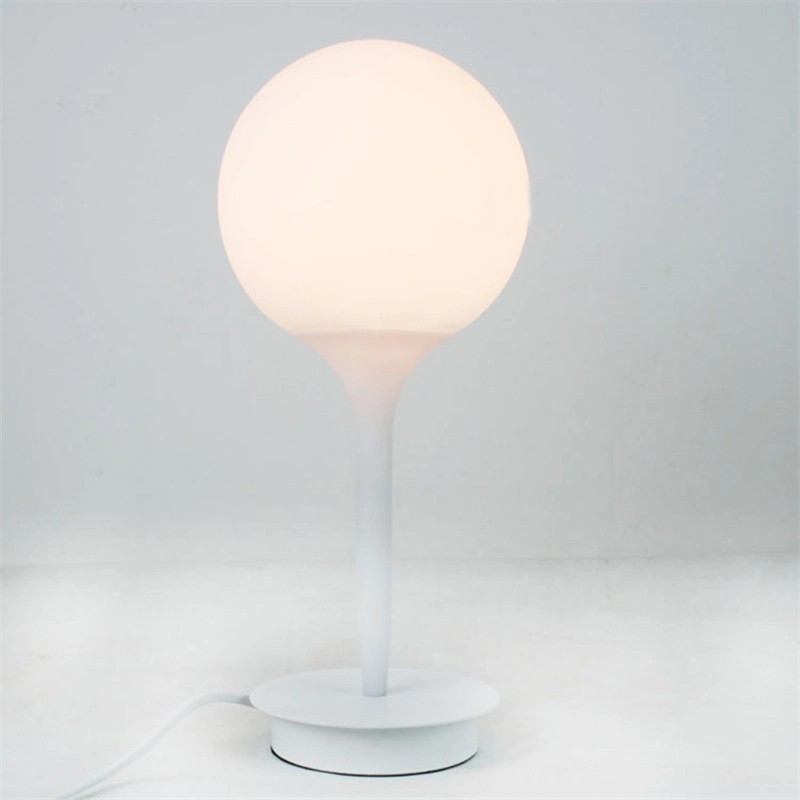 Metal White Glass Ball Table Lamp Designer Modern Office Castore 35 Table Lamp (WH-MTB-206)