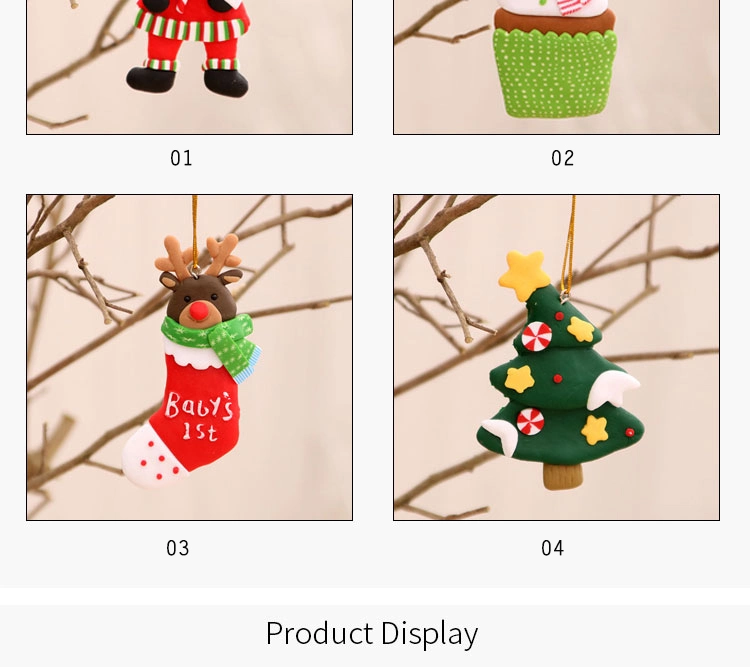 Christmas Gifts Christmas Pendant Decorations Christmas Tree Pendants Santa Claus Pendant Refrigerator Magnets