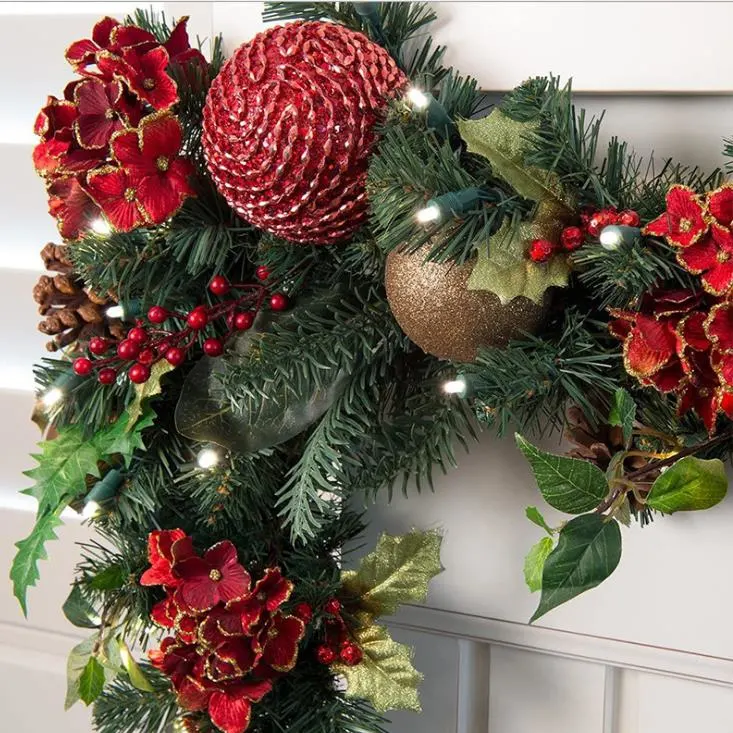 Artificial Plant Christmas Garland for Christmas Decoration and Gift