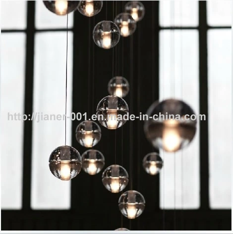 Fashion Suspended Pendant Lighting with Glass Bubble Ball