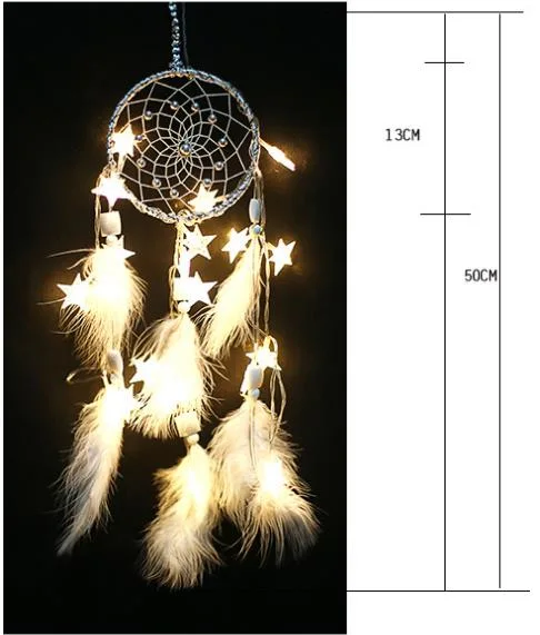 Star String Lamp Dream Catcher Creative Aerial Hanging Decoration Household Pendant