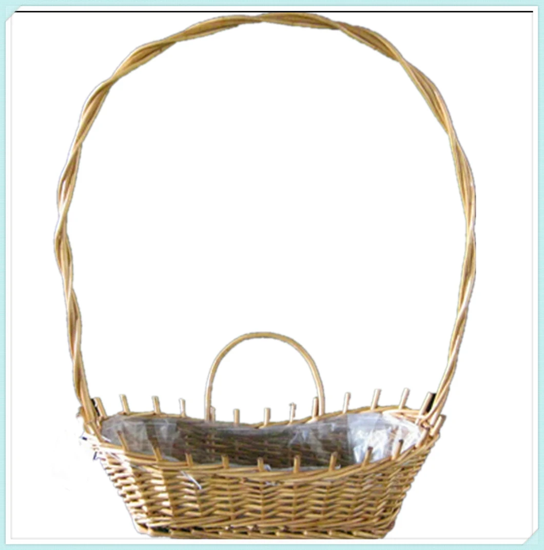 Weaved Rattan Wicker Flower Garden Baskets