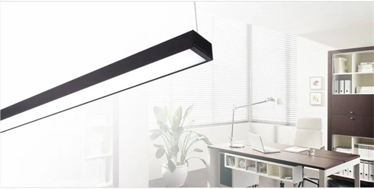 Black and White LED Chandelier Light Y Shape 60cm 48W Ceiling Pendant Light