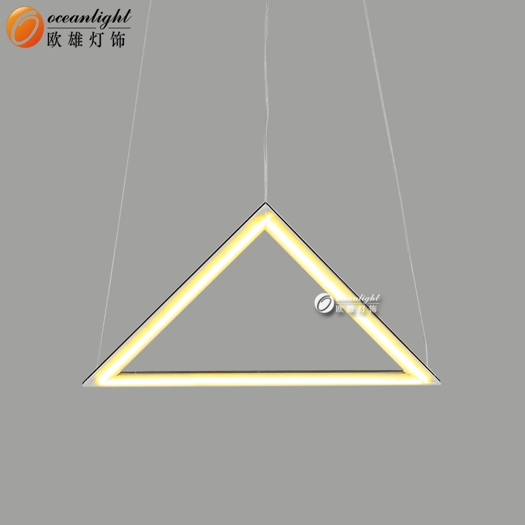 LED Crystal Pendant Lamps Triangle Decorative Pendant Lamps for Hotel Om66158