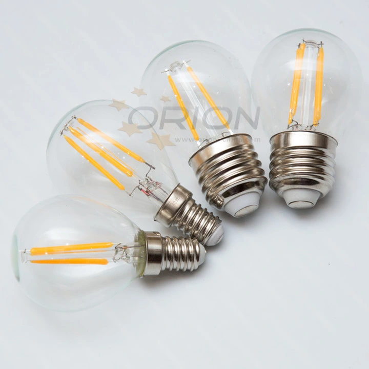 Wholesale Indoor Cool White E27 String Light G45 4W Filament LED Bulb Globe Pendant Light