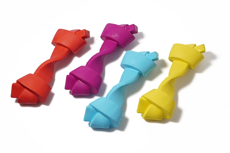 Rubber Dumbbell Type Chew Dog Pet Toys
