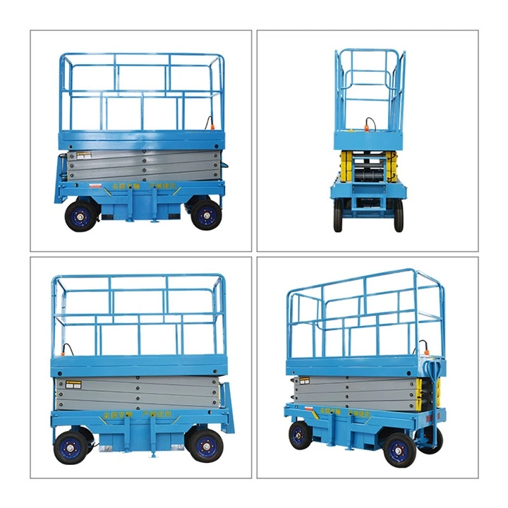 Qiyun Mobile Lifting Equipment Aerial Work Lift Platform Towable Electric Lifter Hydraulic Scissor Lifts