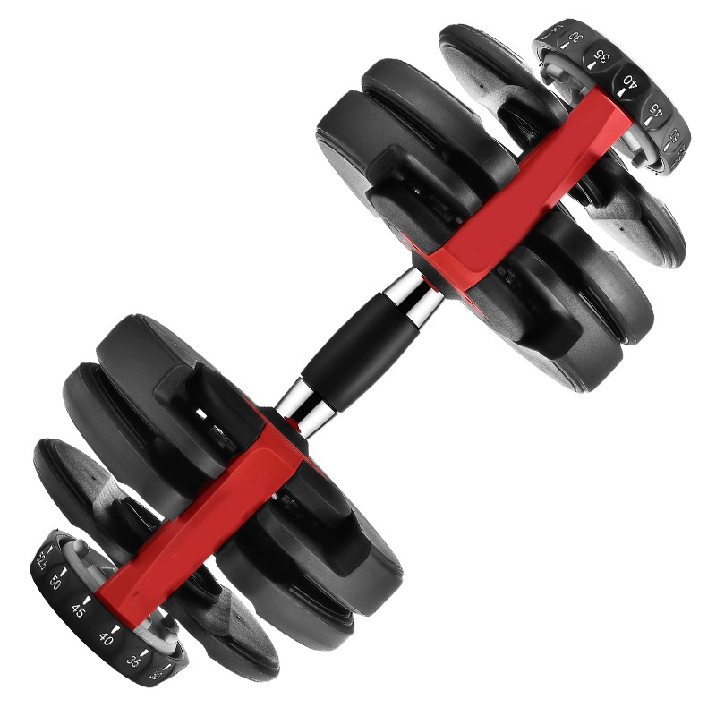 Gym Fitness Equipment Automatic 24kg/52.5lb Adjustable Dumbbell Set