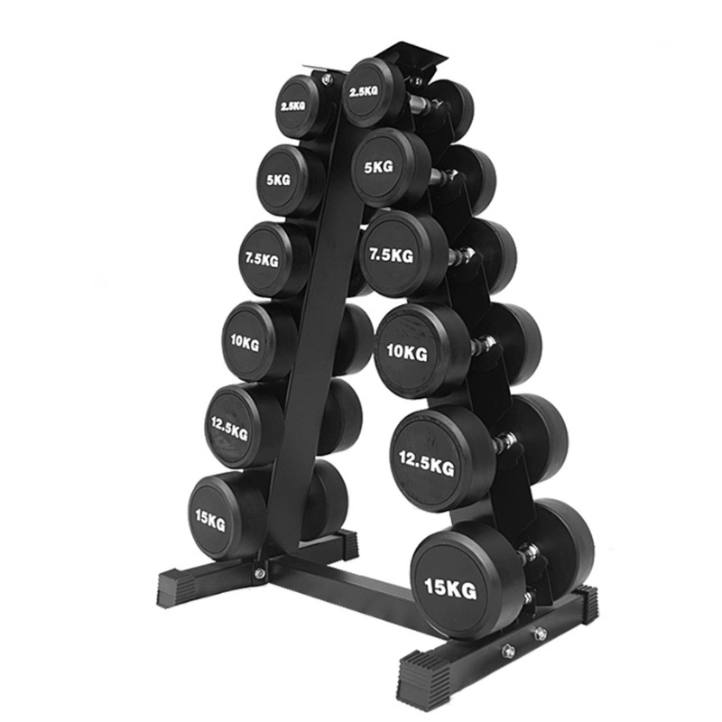 Commercial Wholesale Fitness Training Steel Gym Dumbbell Set with Rack