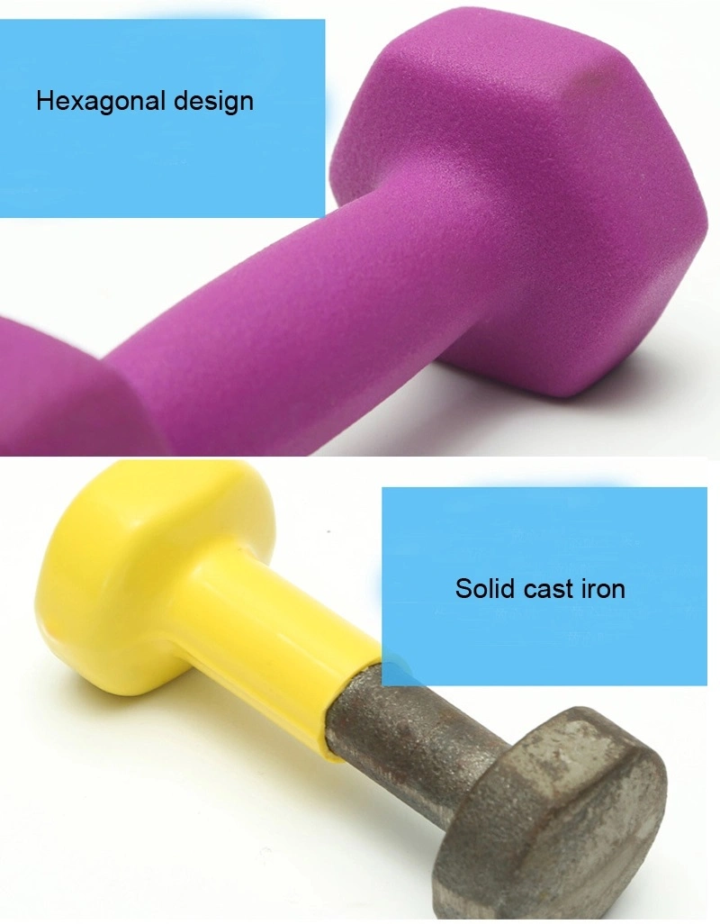 Women Use Neoprene Dipping Dumbbell Bodybuilding Convenience Mini Single Dumbbell Weight