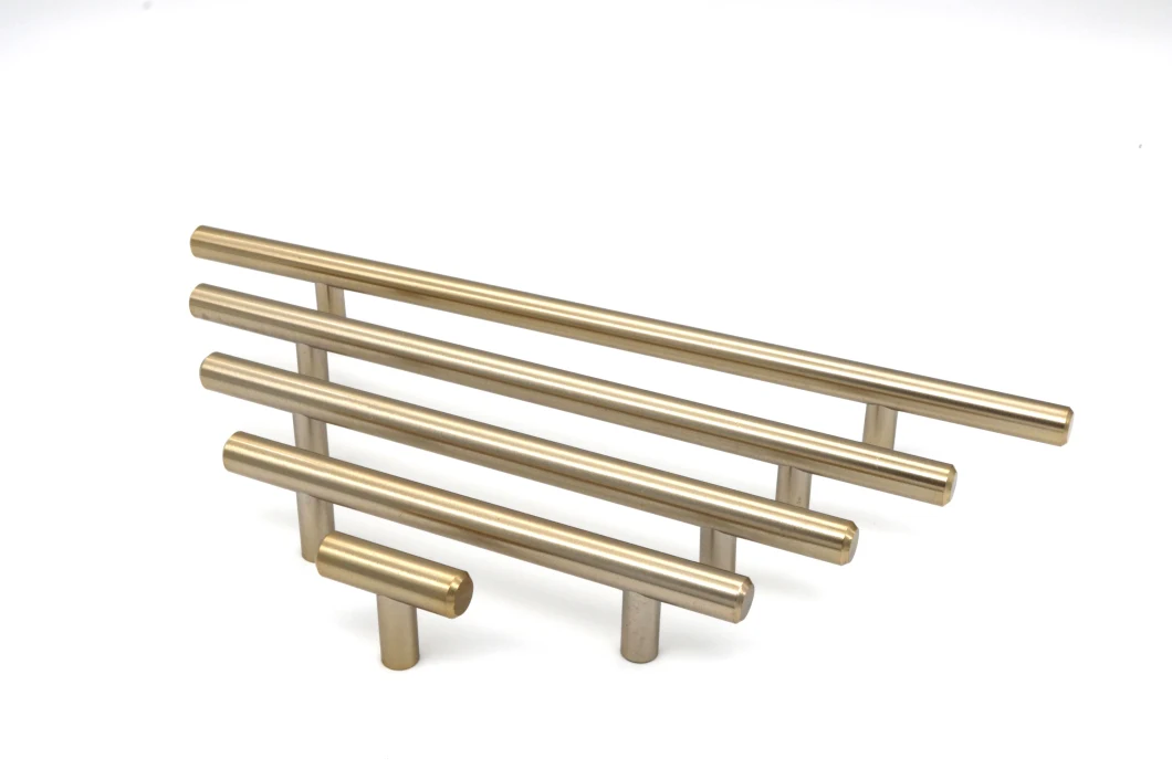 Stainless Steel Pull Bar Handle Various Colors Long T Bar Handle for Kitechen Cabinet Drawer Pulls