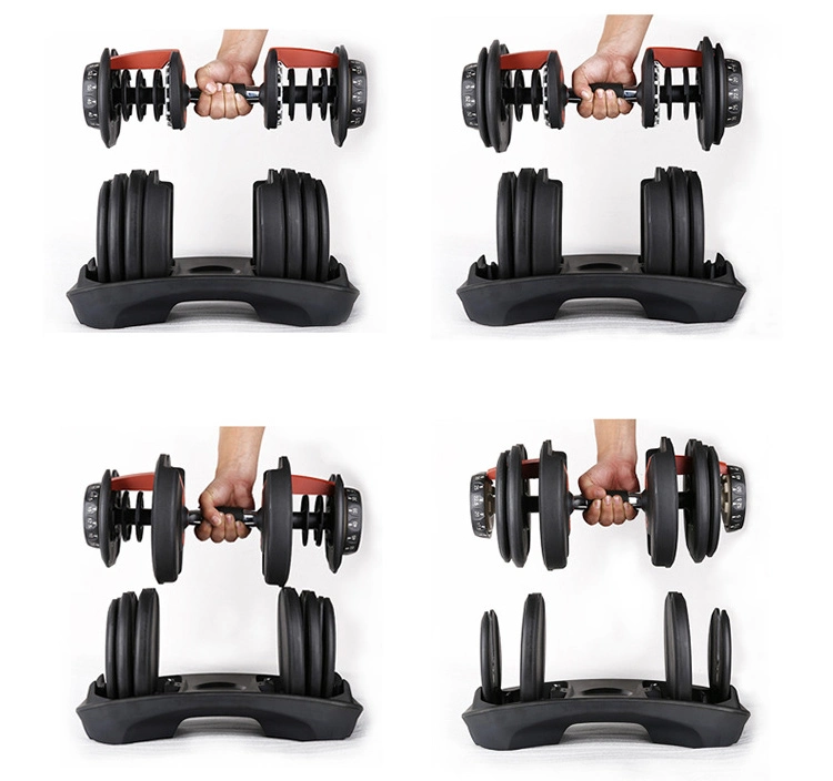 2021 Weight Lifting 24kg 40kg Gym Box Packing Adjustable Other Fitness Accessories Gym Equipment Dumbbell Set