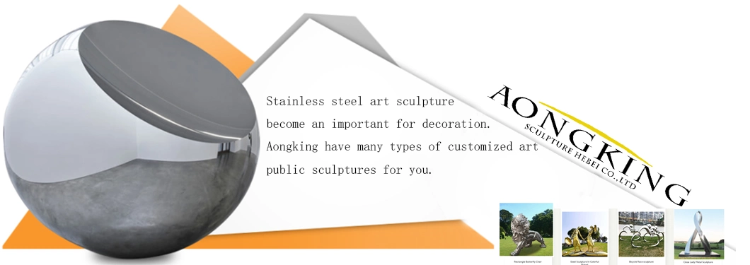 Art Sculpture Decoration The Dumbbell Stainless Steel Large Statue for Sale