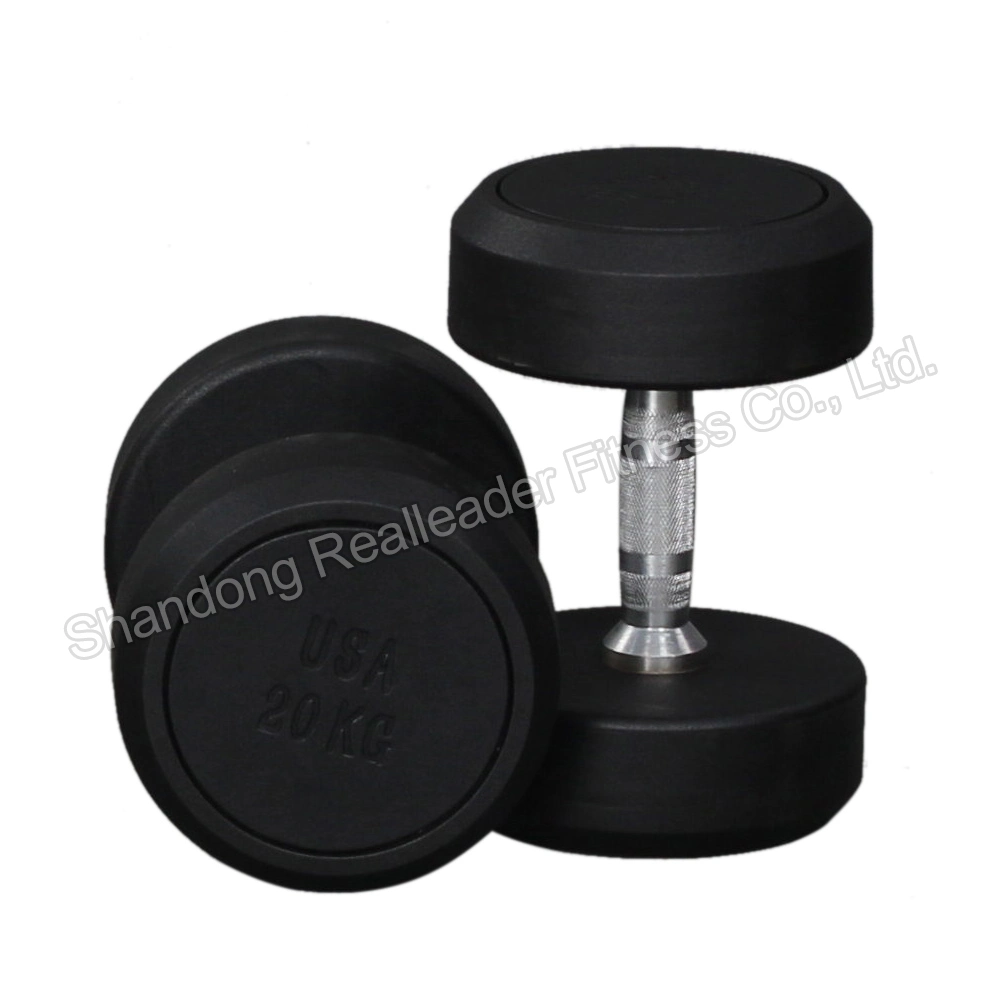 Round Rubber Dumbbell Body Building Gym Equipment /Fitness Equipment