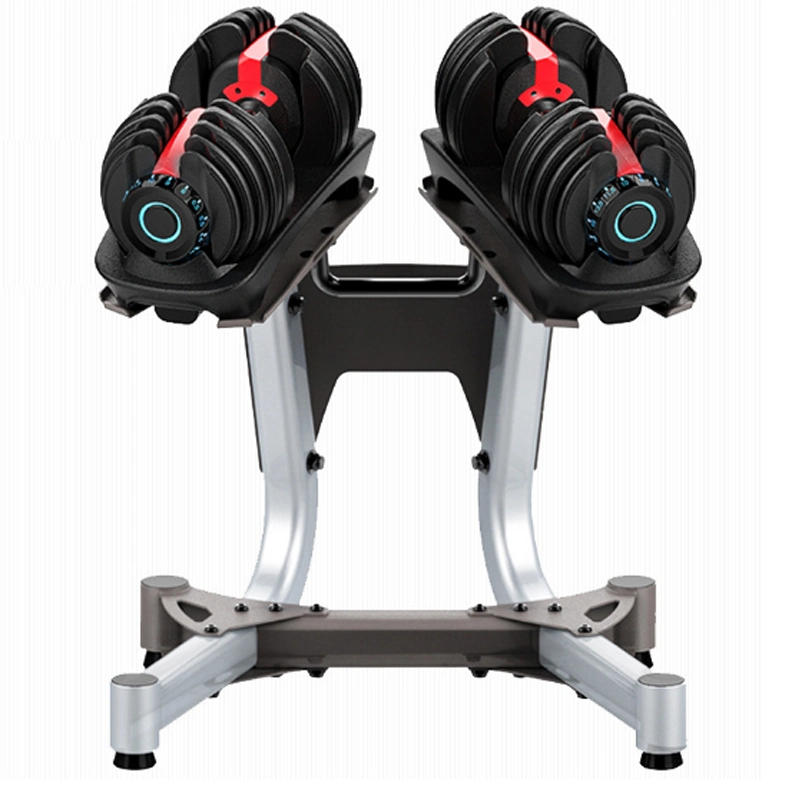 Cast Iron 25kg Adjustable Dumbbell Weights Set with Rubber Handle Bar