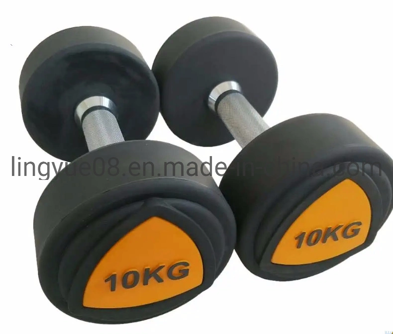 Best Quality Gym Fitness Equipment Weightlifting PU Dumbbell L-102A