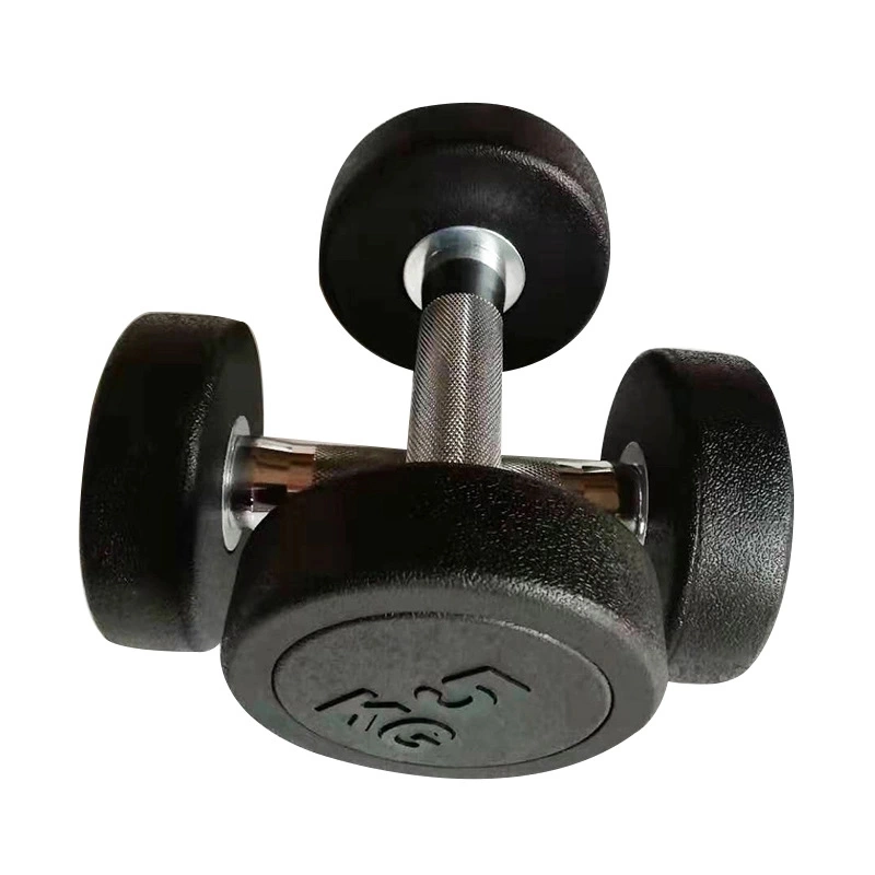 Cheap Weights Rubber Encased Hex Dumbbell Set/ Cast Iron Dumbbell