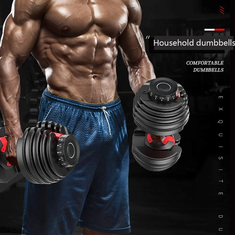 Unisex Household Gymnasium Smart Adjustable Dumbbells Home Gym Test 40kg Adjustable Dumbbells Weights