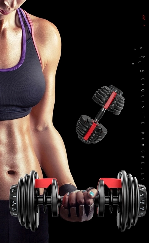 Factory Price Adjustable Weights Dumbbell 24 Kg Fitness Equipment for Unisex Adjustable Dumbbell