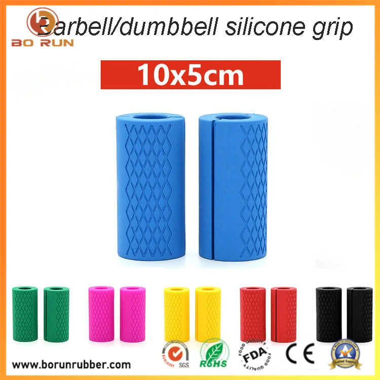OEM Silicone Rubber Dumbbell Handle with Anti-Skid Function