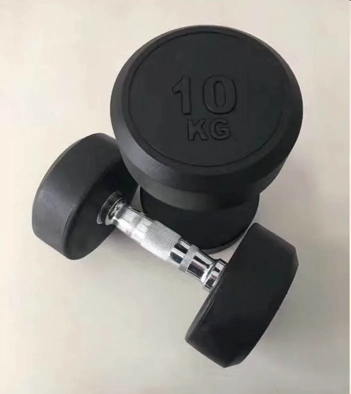 Huiyang Gym Equipment Fixed Rubber Dumbbell OS-F001