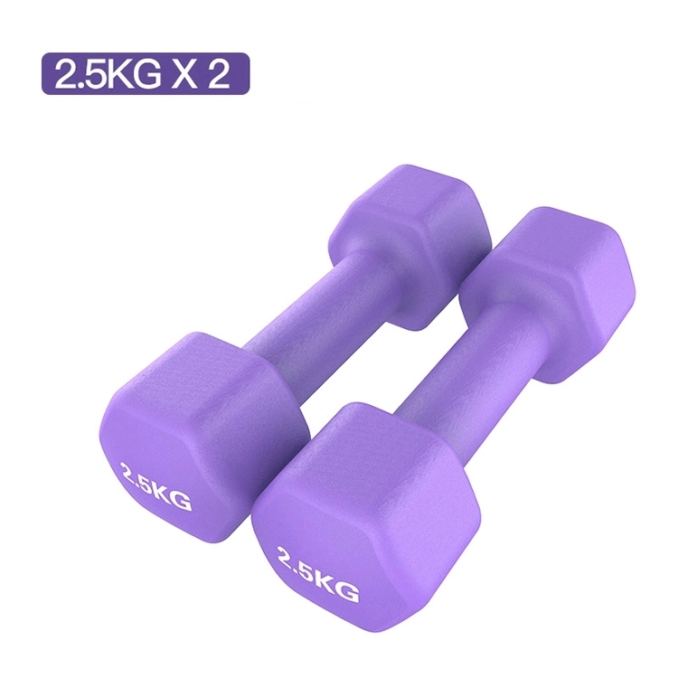Adjustable Colorful Vinyl/Neoprene/Rubber Cross Fit Dumbbells as Home Exercise Gym Equipment 52lb 90lb 24kg 40kg Weights for Gym Fitness Lifting Training