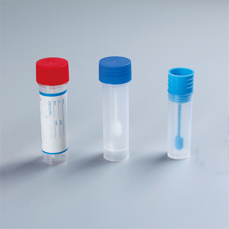 Stool Container with Spoon Disposable Test Use with Label Urine and Stool Container