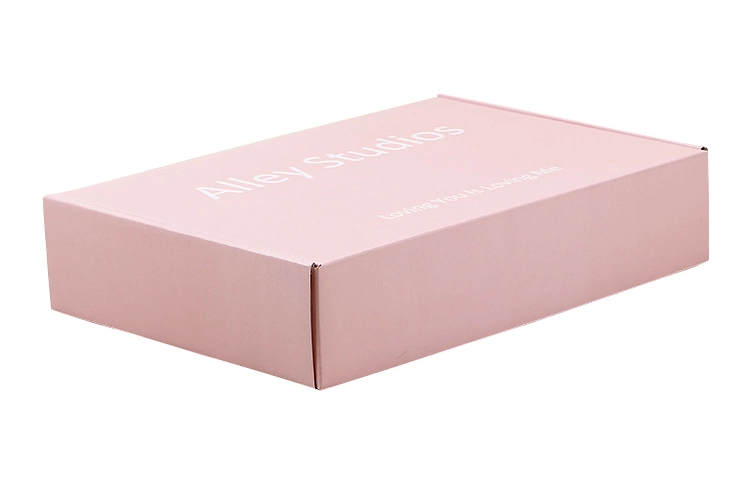 Wholesale Custom Pink Cardboard Apparel Tshirt Packaging Triple Wall Corrugated Cardboard Mailer Shipping Box for Selling