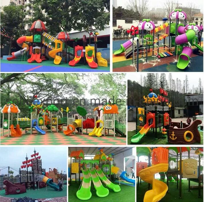 Top Quality Small Slide Kindergarten Plastic Slide for Children Happy Slide and Swing Frame Combination