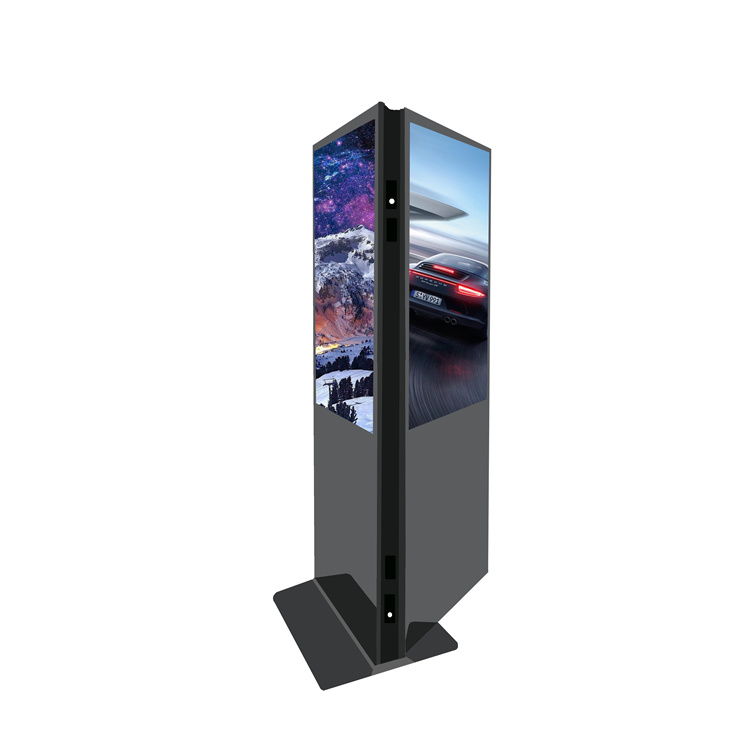 65" Dual Screen Monitor Stand Double Sided LCD Screen, HD Touch Monitor LCD Display