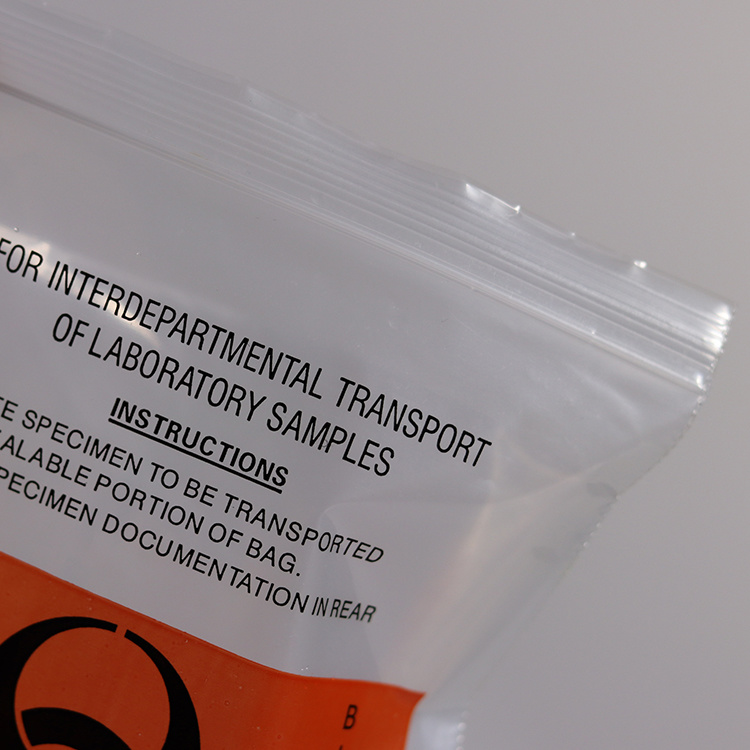 LDPE Lab Biohazard Specimen Transport Bags