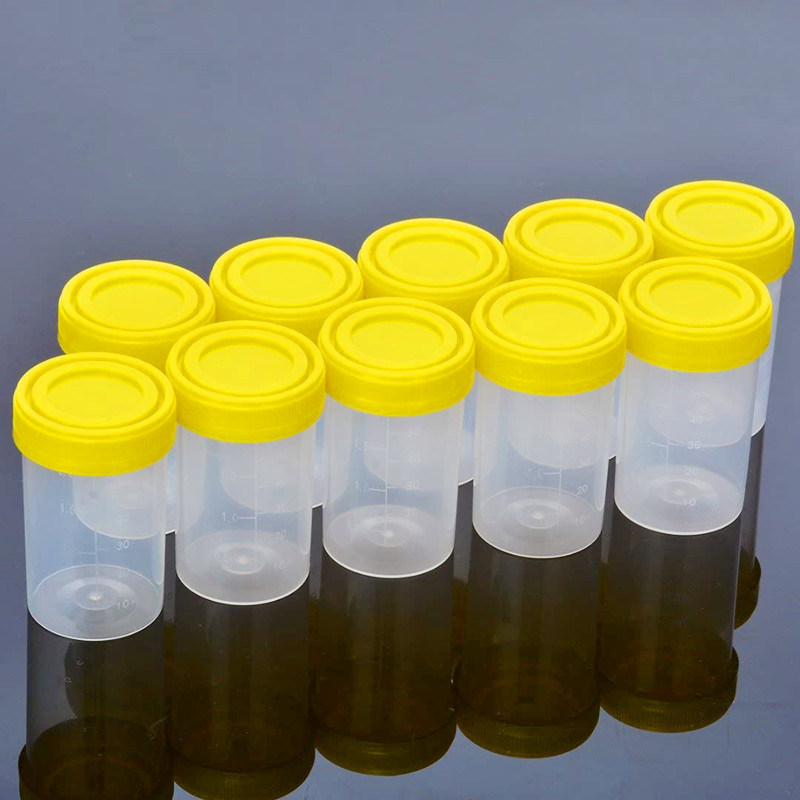 Urine Cup Specimen Container Disposable L Collector Container Urine Cup