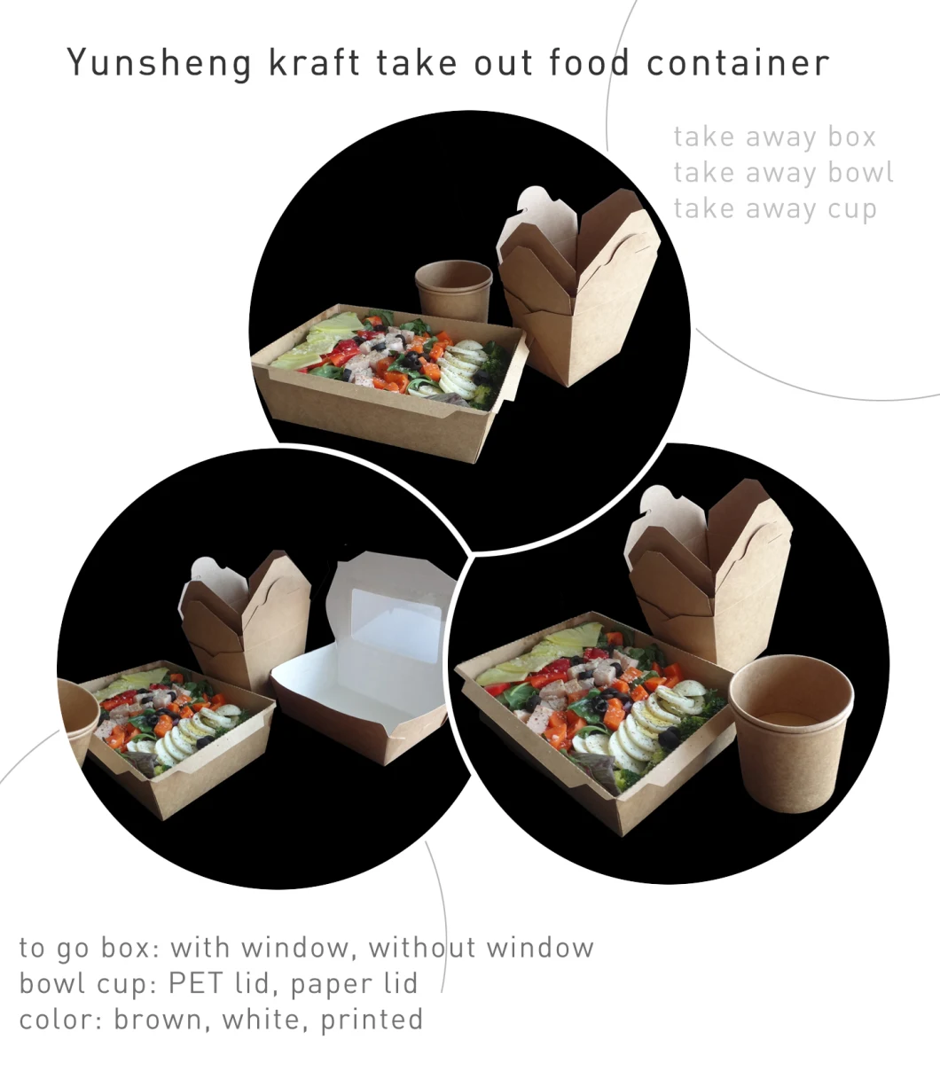Disposable Customized Kraft or Bamboo Fiber Cardboard Paper Tray