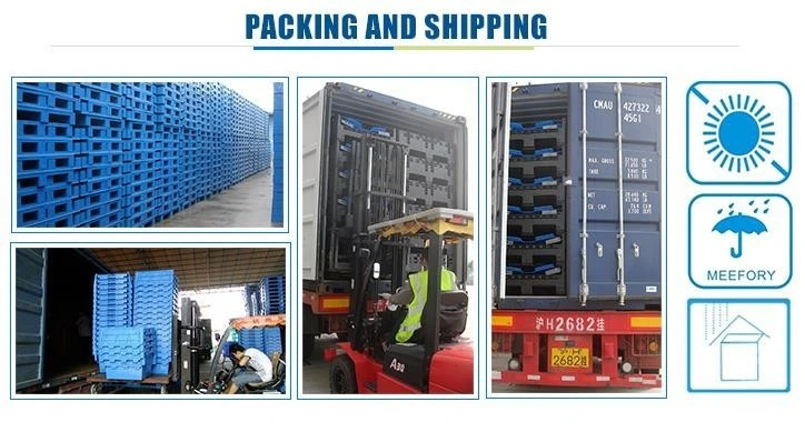Transportation Storage Large Plastic Fruit Bins Foldable Pallet Box Storage Container