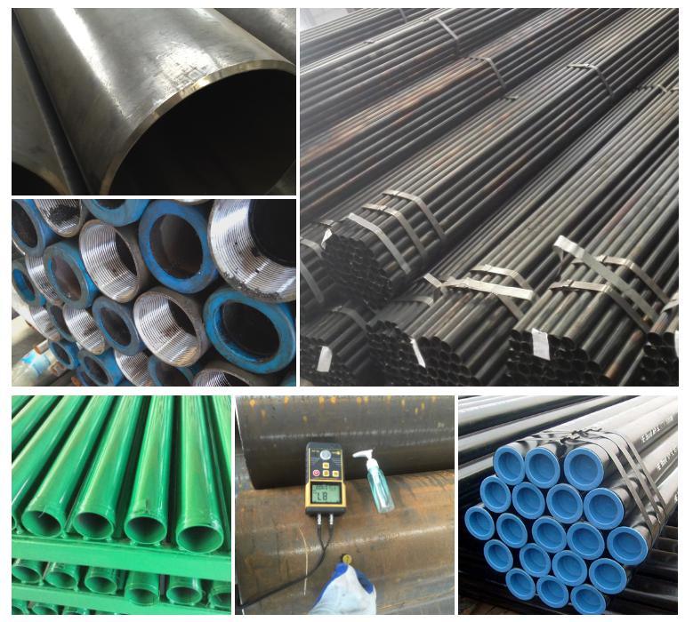 Black ERW Steel Pipe Used for Water Transmit