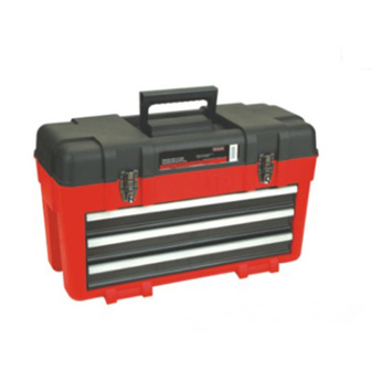 Four Layers Stack Tool Box with Removable Tray Storage Tool Box Trolley Plastic Case Storage