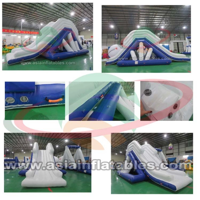 Floating Water Park Slide Inflatable Slide Inflatable Water Slide on Sea