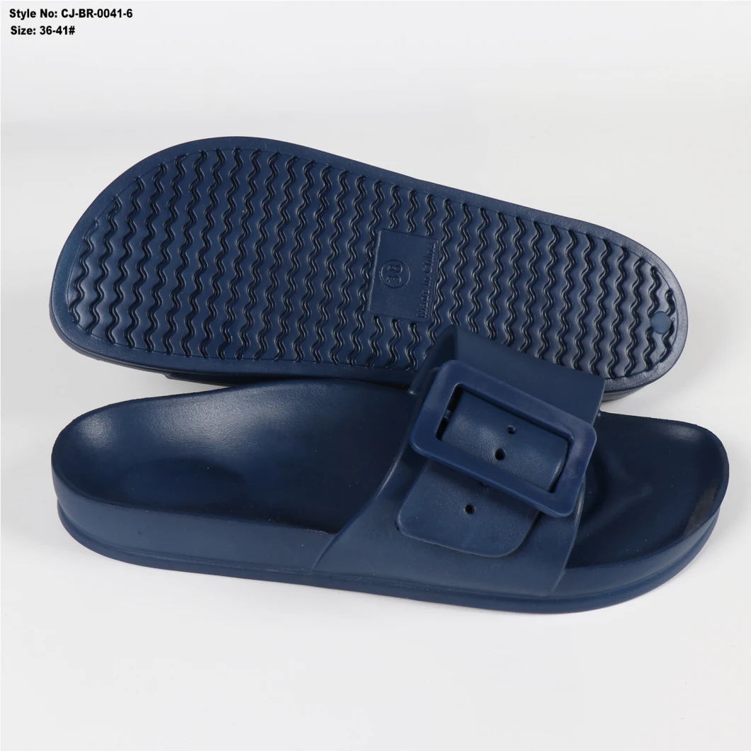 New Arrived Men PU Slides Sandals Wholesales Plain Flip Flop EVA Slippers for Unisex Teens